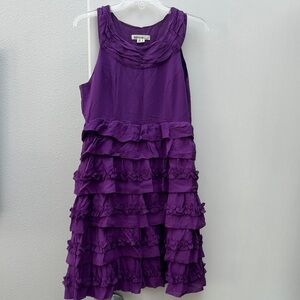 Kenzie Deep Purple Layered Dress